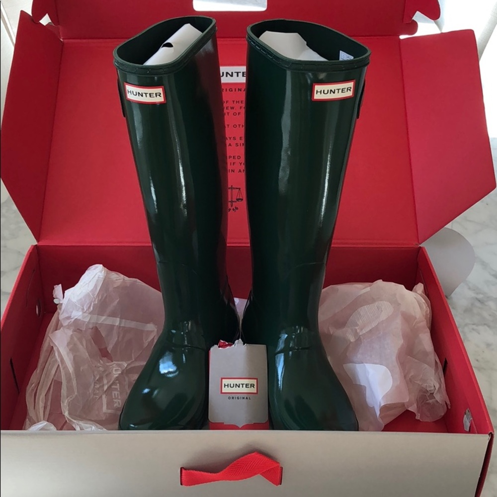 Tall HUNTER Boots - Hunter Green